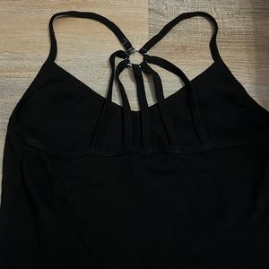 thrifted black tank